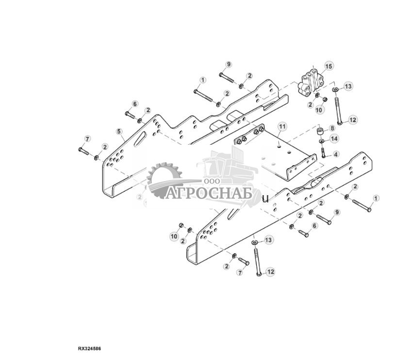 Комплект опор, рама бака для жидких продуктов - ST916379 816.jpg